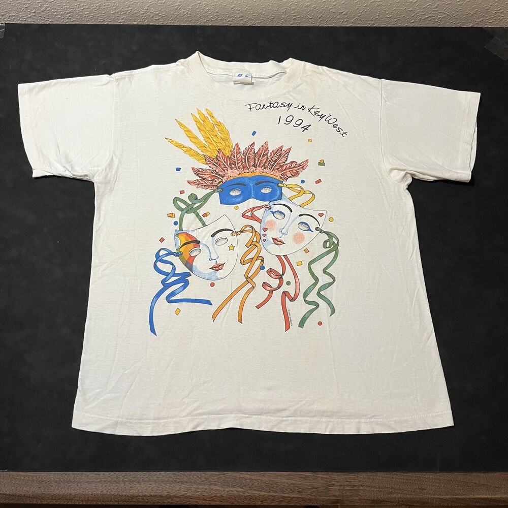 Freaknik Fantasy Fest Shirt Vintage Key West 80s Party Hedonism Masquerade 1990s